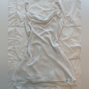 Vintage Slip Dress with Flower Straps